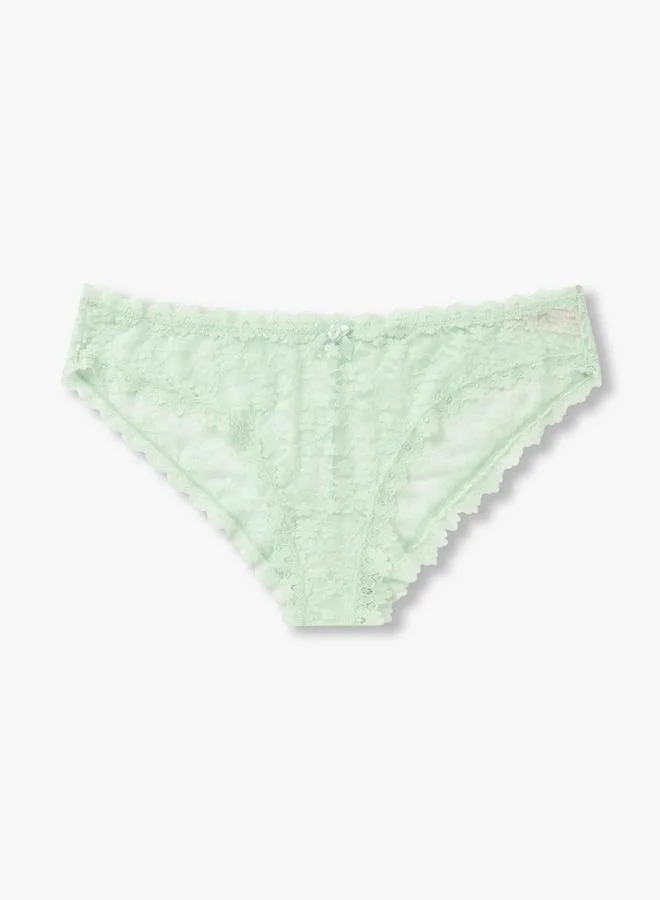 سبلاش فيڤ Bikini Briefs with Bow Accent
